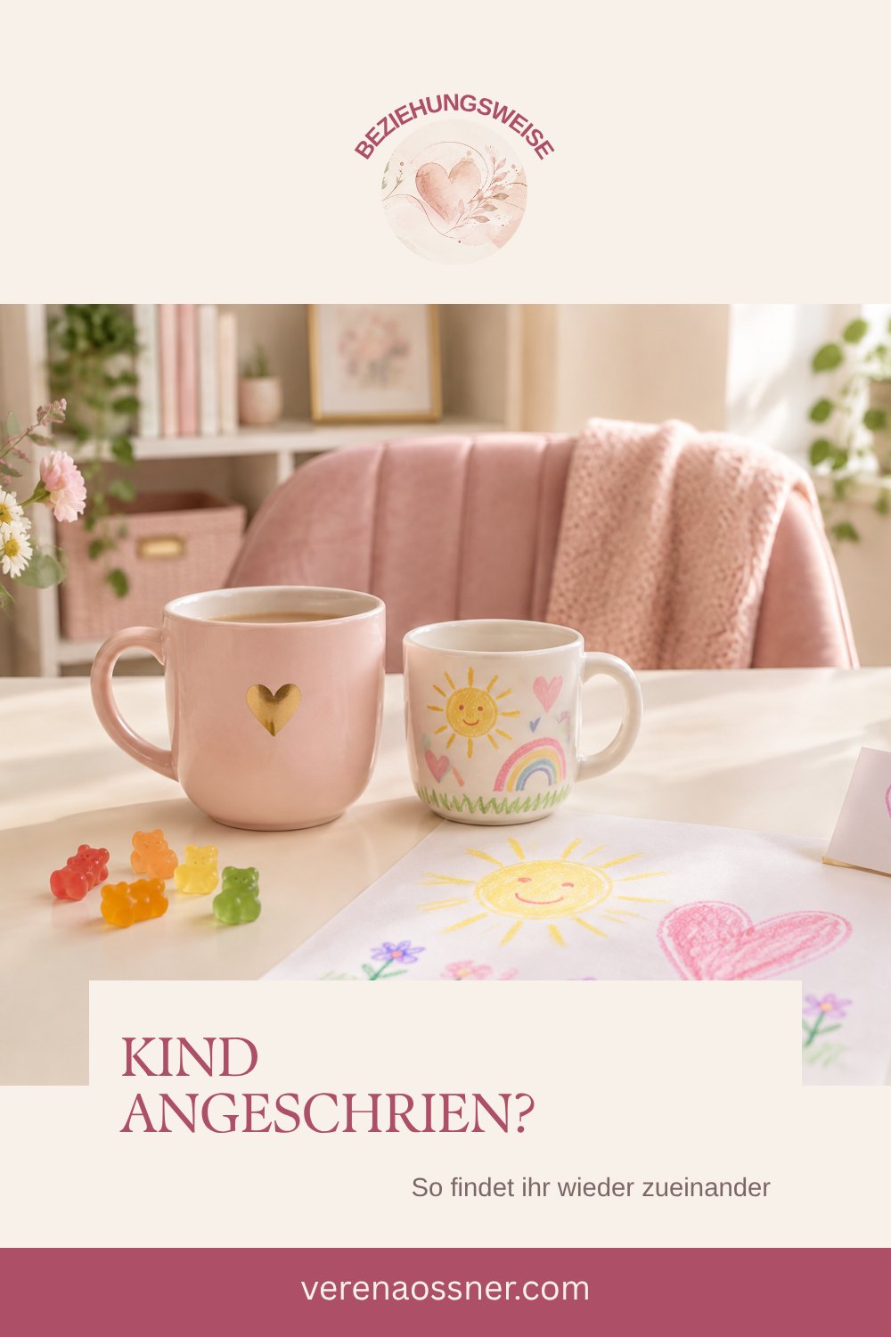 Pinterest-Pin: Kind angeschrien? So findest du wieder zueinander