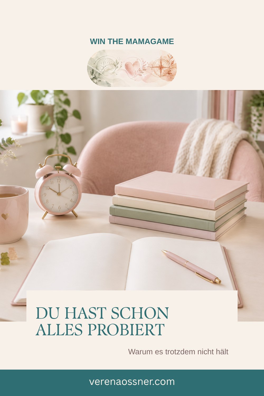 Pinterest-Pin: Willkommen im MamaGame: Du hast schon alles probiert, und hier fängt es an
